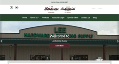 Desktop Screenshot of leehardwareandbuilding.com