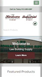 Mobile Screenshot of leehardwareandbuilding.com